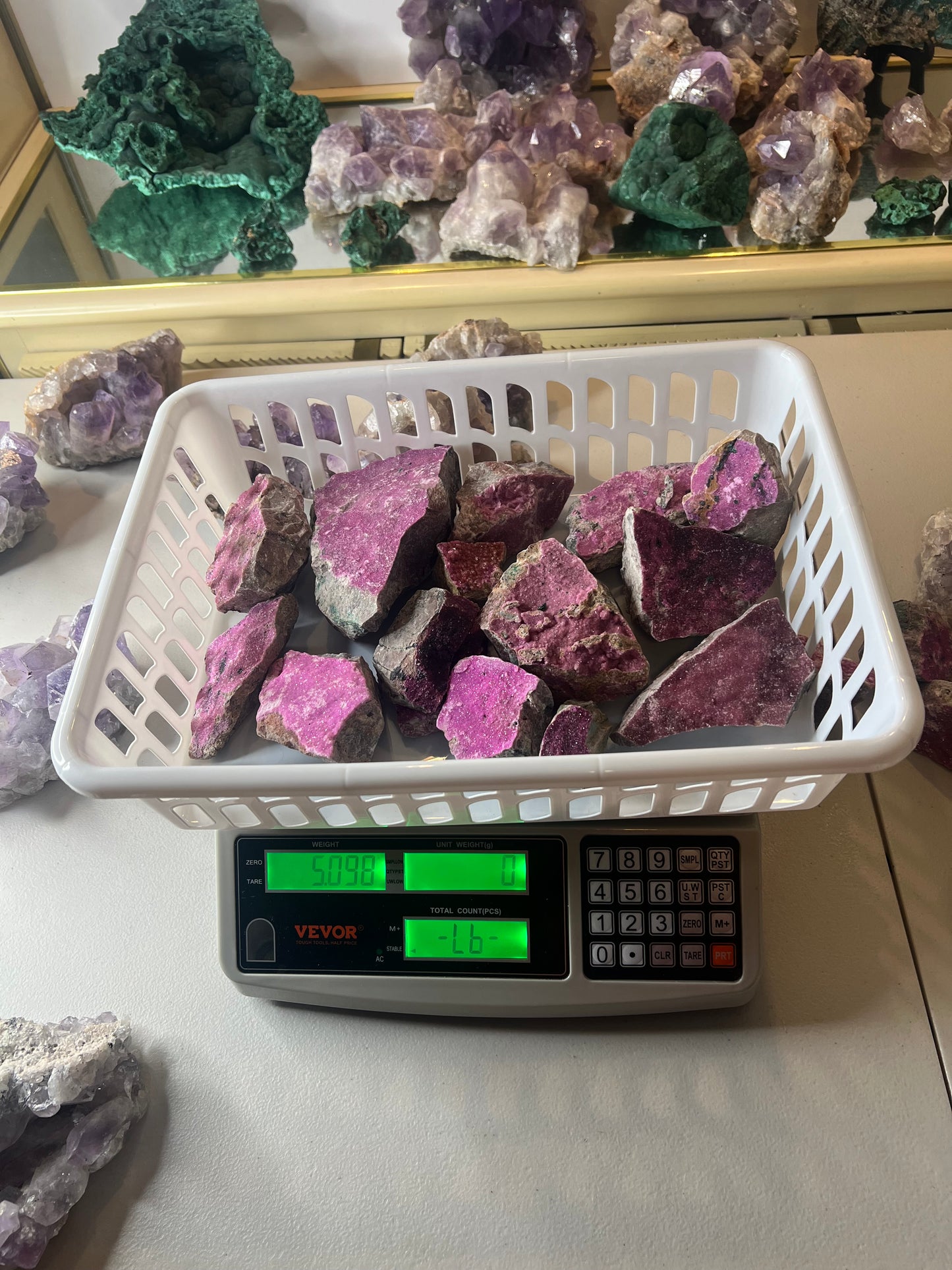 Exclusive Cobalt Calcite Collection – Choose 1 kg or 5 kg | Unique Zambian Gemstones