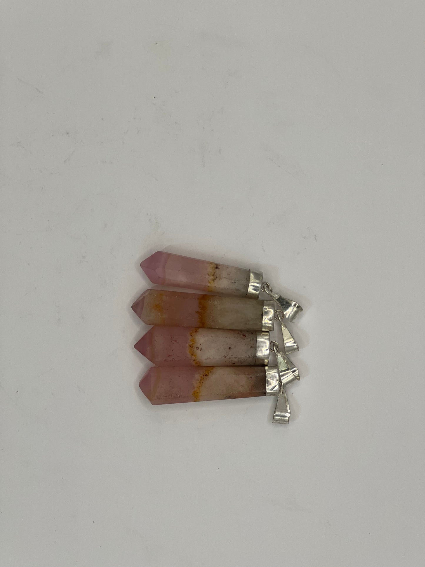 Pink Aragonite Pendants (10 pack)