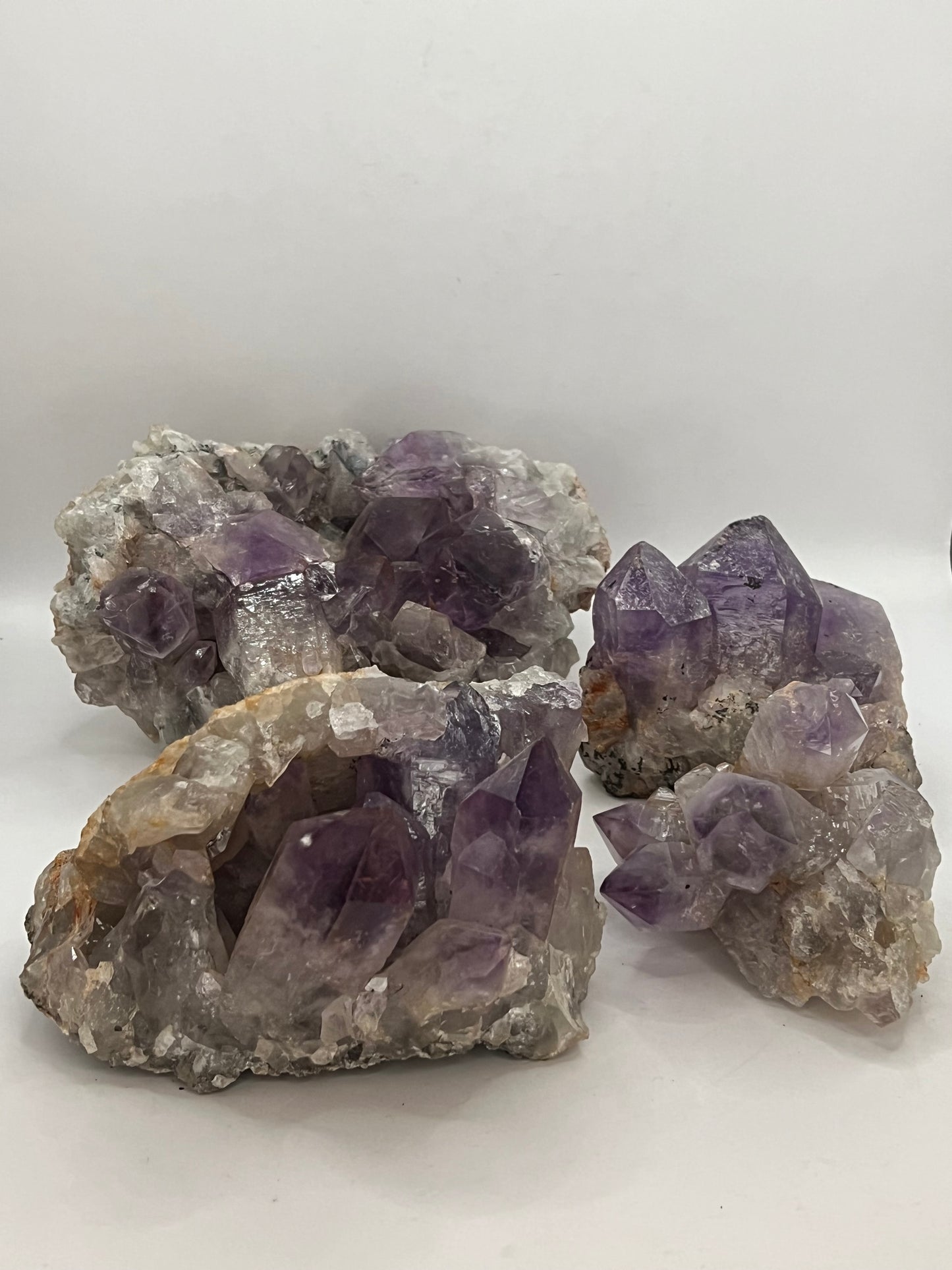 Amethyst Quartz Crystal Cluster