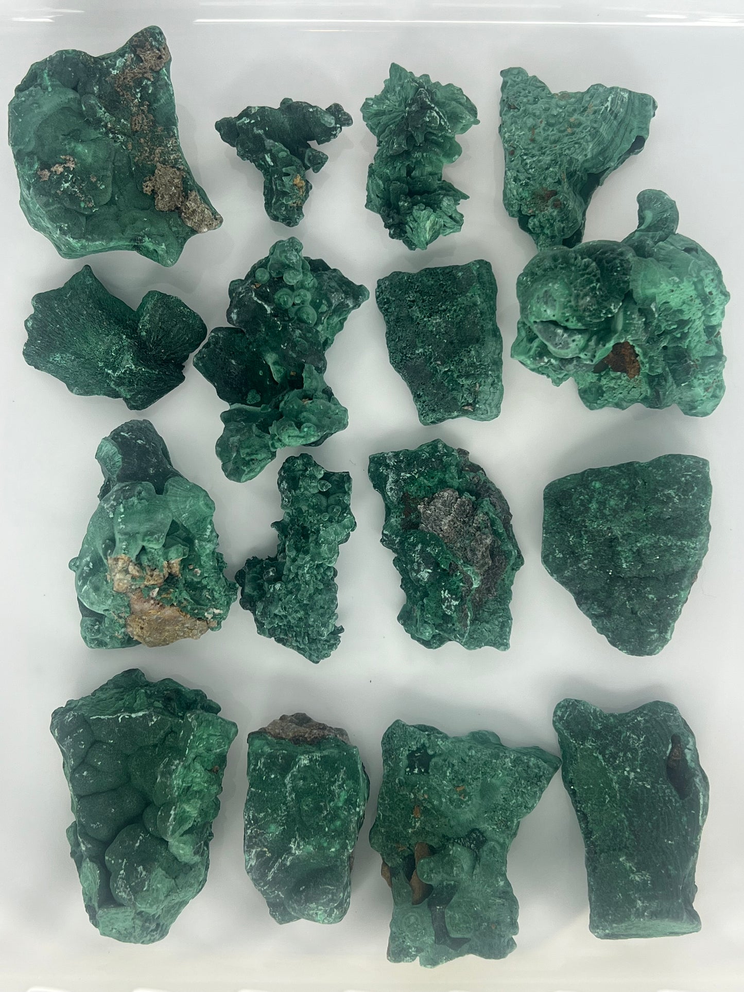 Bulk-Fibrous Malachite Collection (1+ kg)