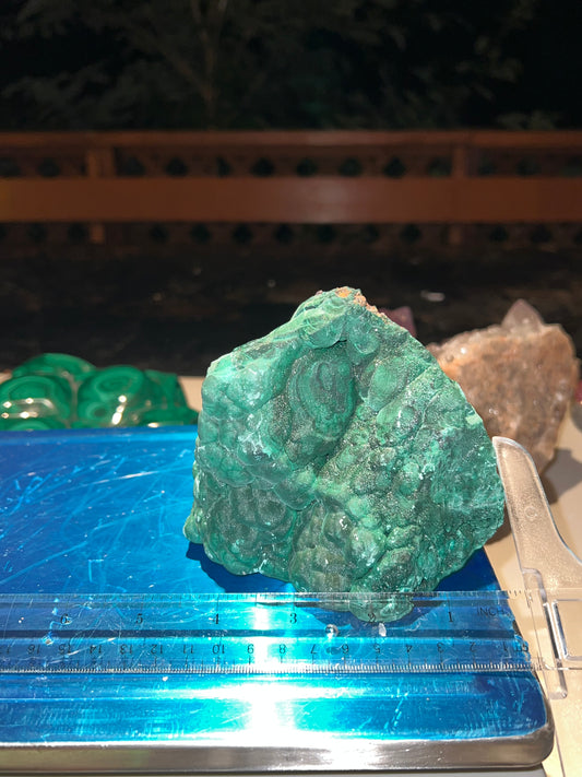 1.74 kg Botryoidal Malachite Specimen: “From Our Family to Yours”