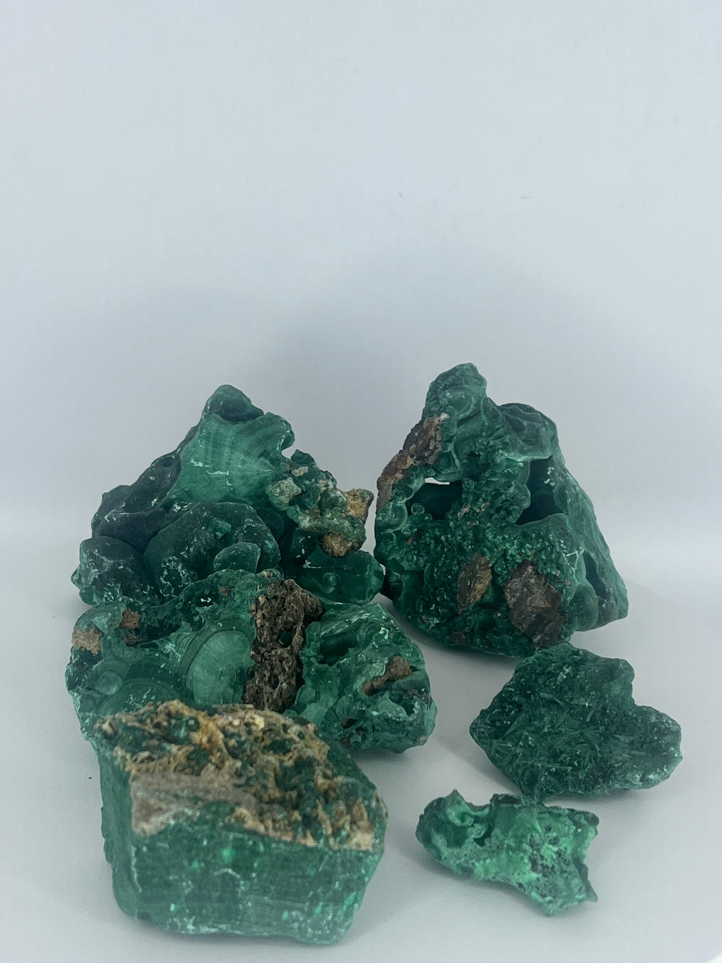 Bulk-Fibrous Malachite Collection (1+ kg)