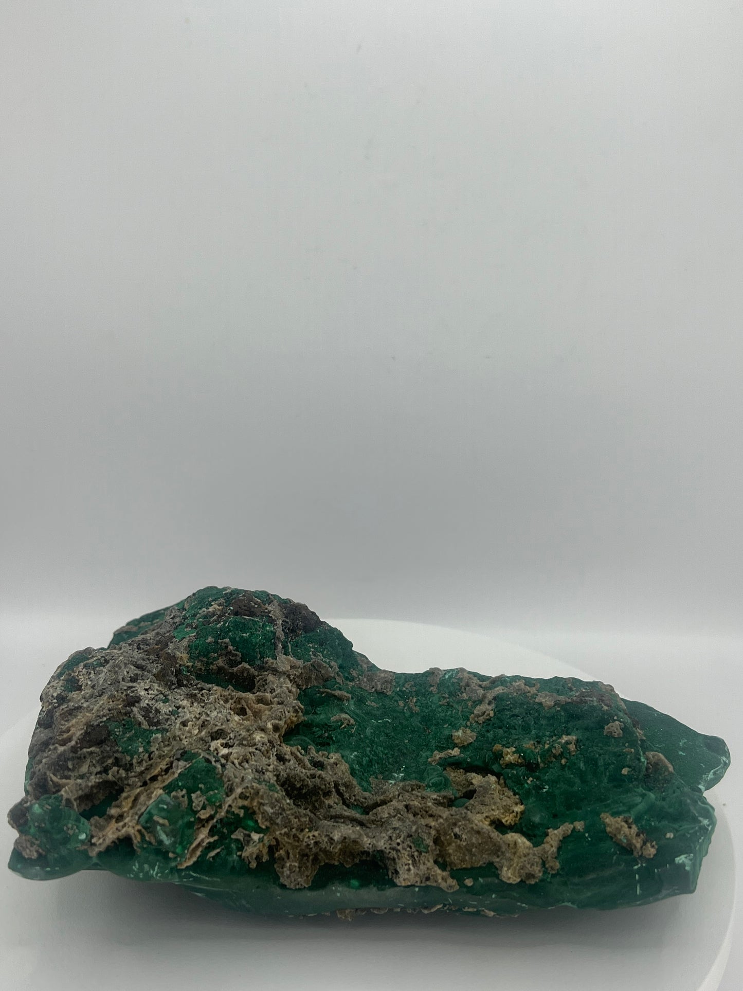 1.64 kg Malachite Specimen with Matrix: “From Our Family to Yours”