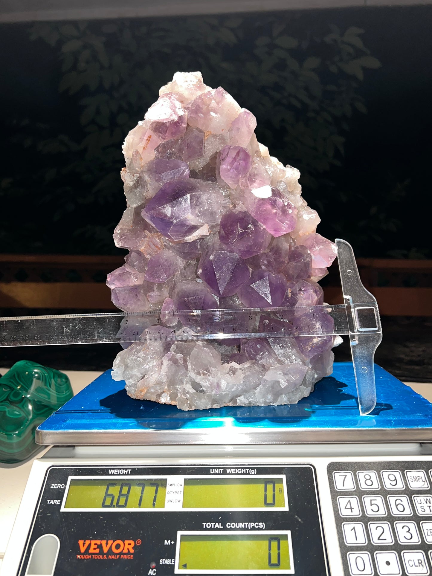 Amethyst Quartz Crystal Cluster