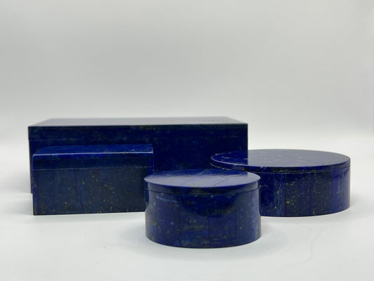 Lapis Lazuli  Jewelry Case