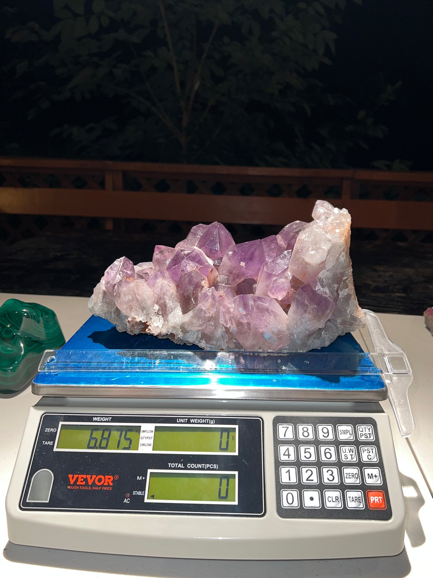 Amethyst Quartz Crystal Cluster