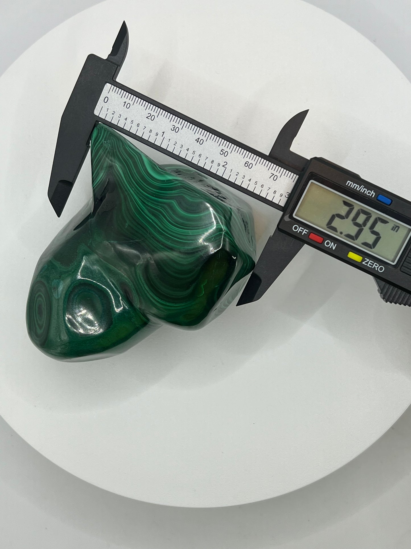 766 gram Polished Malachite Freeform