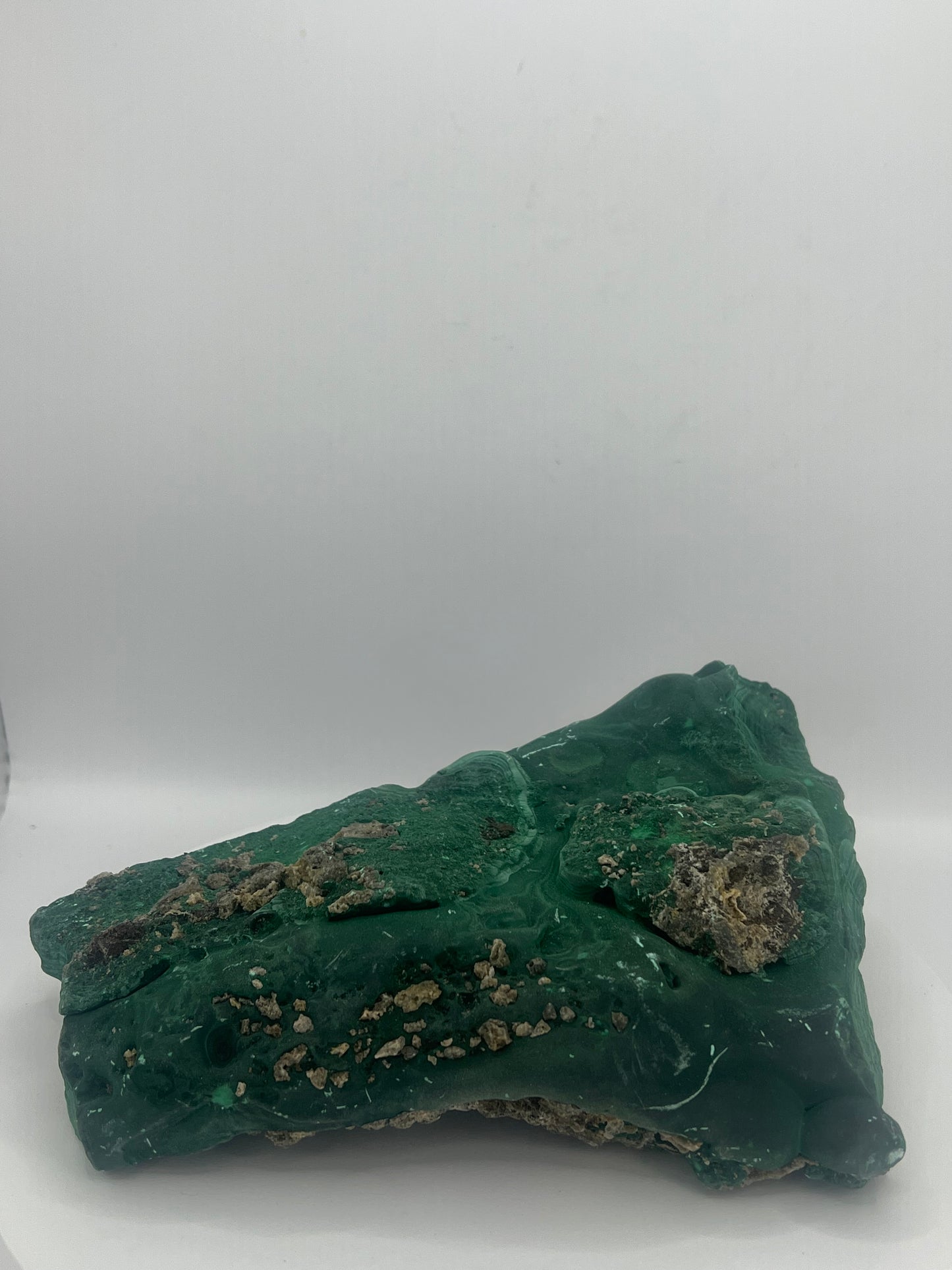 1.64 kg Malachite Specimen with Matrix: “From Our Family to Yours”