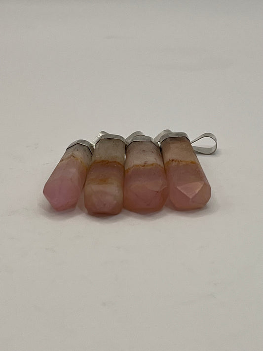 Pink Aragonite Pendants (10 pack)