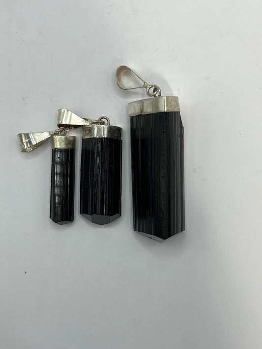 Black Tourmaline Pendants 10 pack