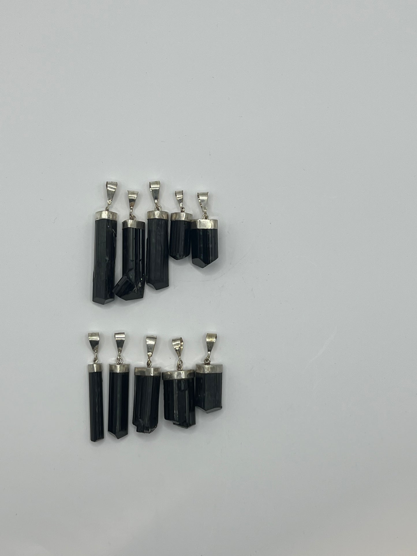 Black Tourmaline Pendants 10 pack