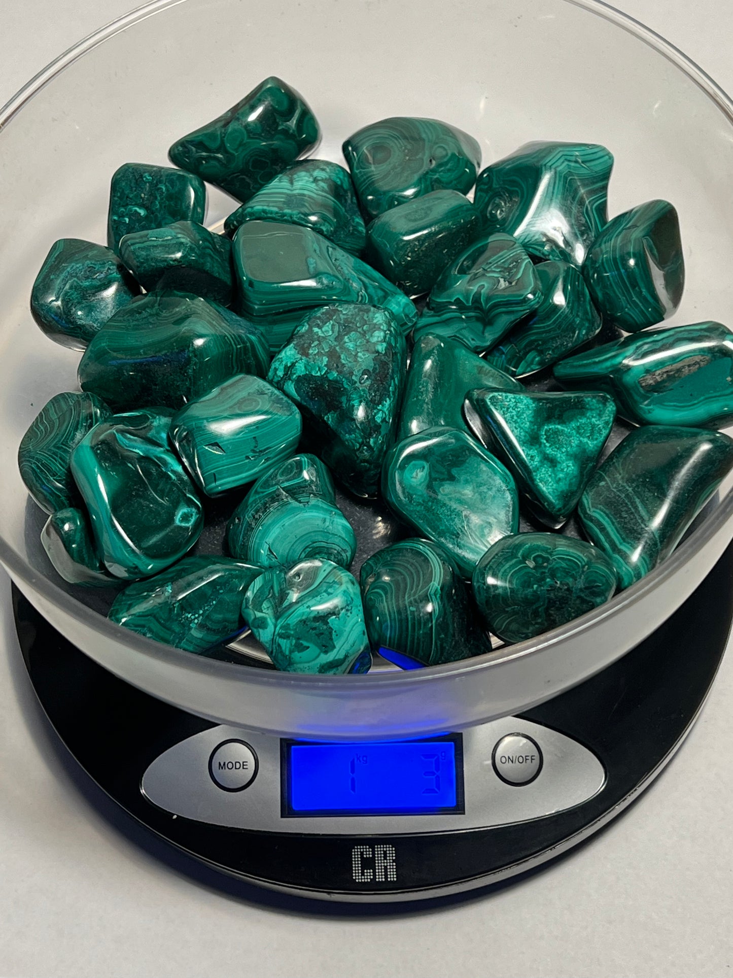 Malachite Tumbled Gemstones